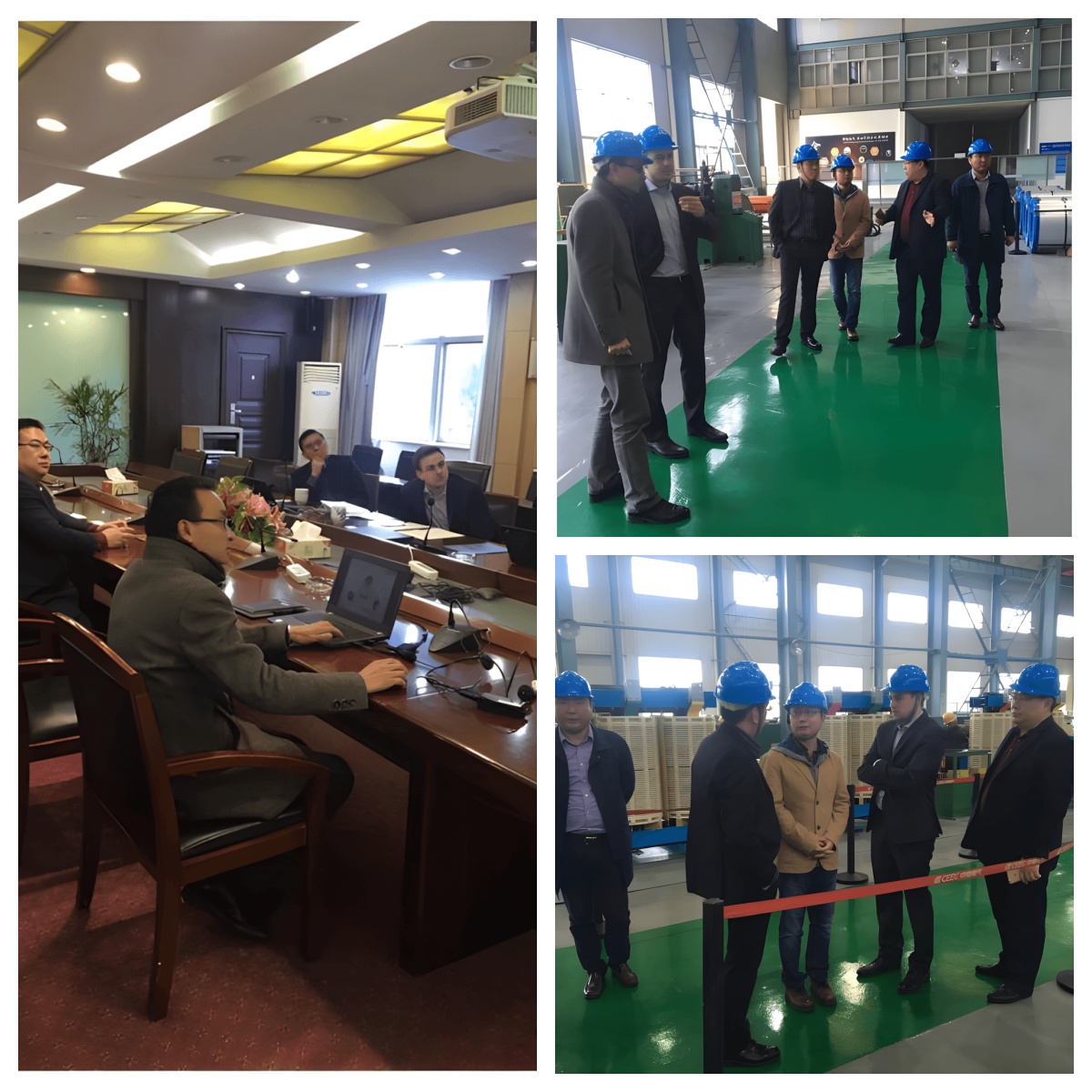 ABBs Heads of Global Supply Chain Management and Mr. Xu, President of ABB Purchasing in Beijing, visited CEEG In 2017